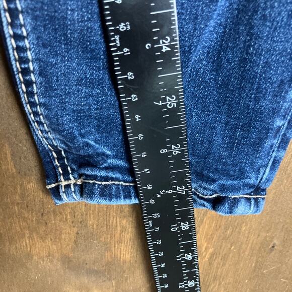 Silver Womens Jeans Blue Denim Mid Rise Suki Skinny Stretch 33x29 - Picture 9 of 12